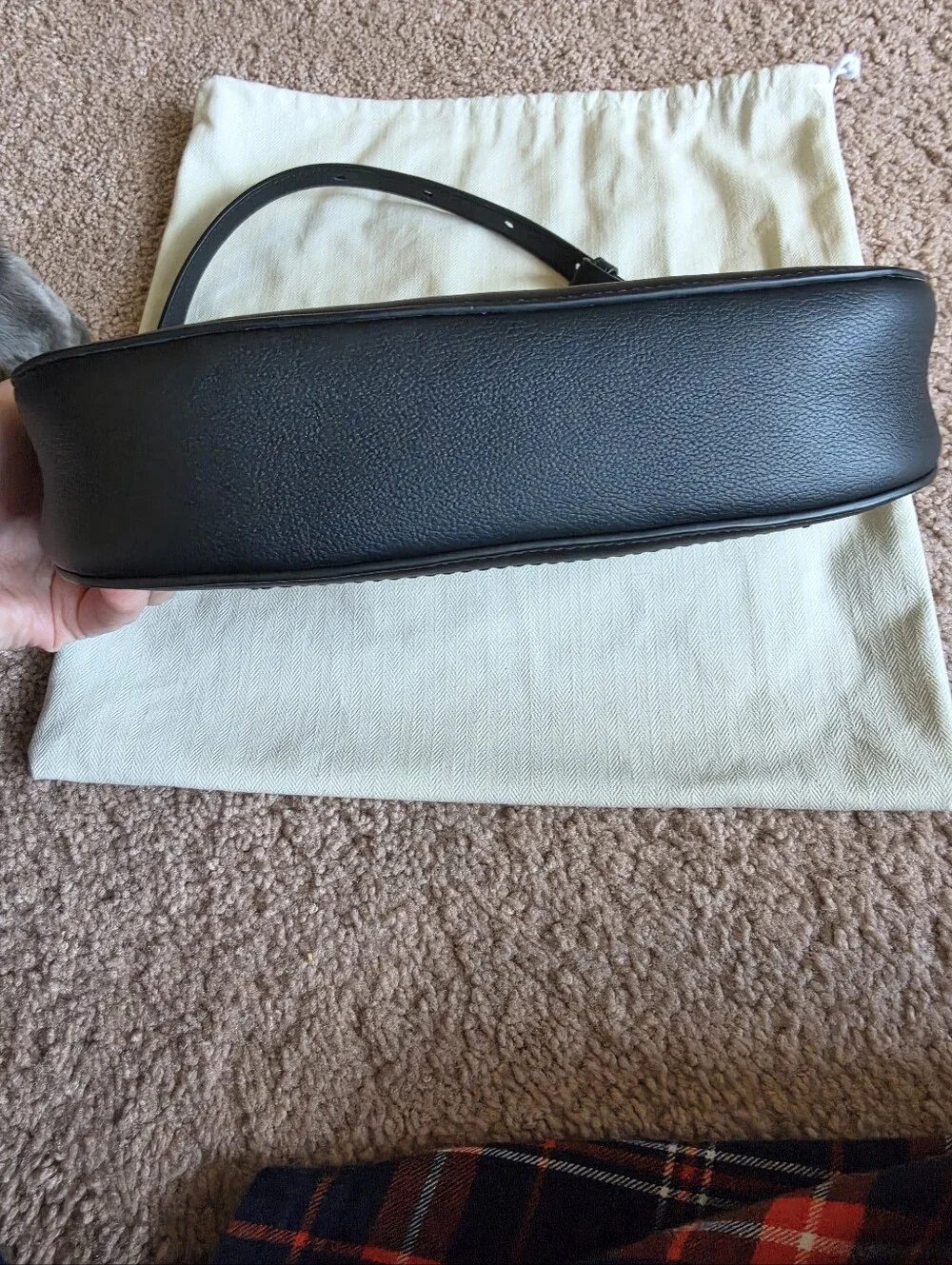 Mulberry Clovelly Leather Shoulder Bag in Black